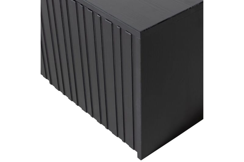 Køye-benk New Gravure - Svart, Furu - Møbler - Stoler & lenestoler - Benk - Entrebenk