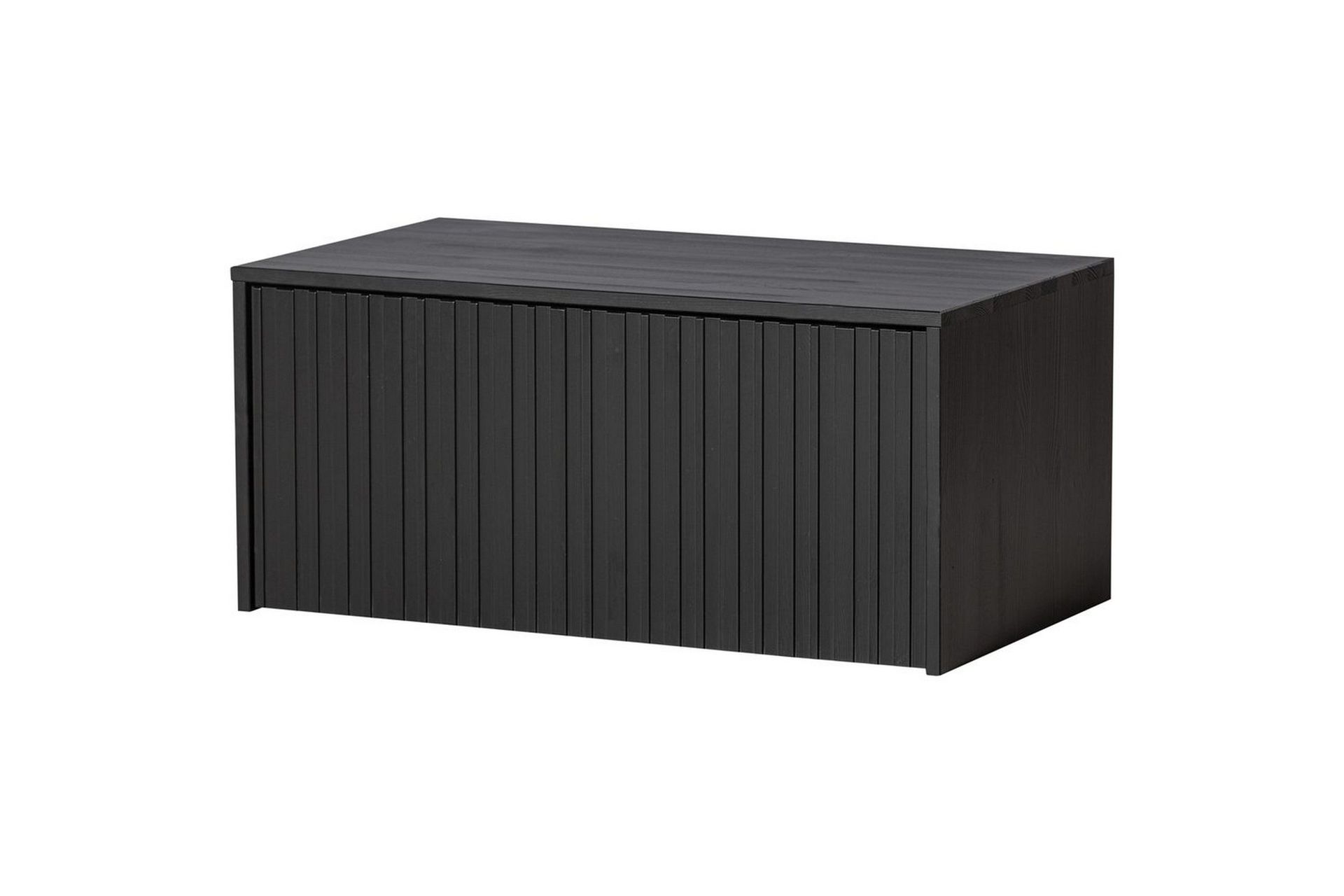 Køye-benk New Gravure - Svart, Furu