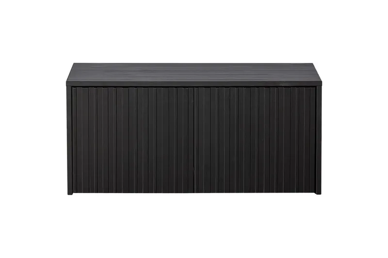 Køye-benk New Gravure - Svart, Furu - Møbler - Stoler & lenestoler - Benk - Entrebenk