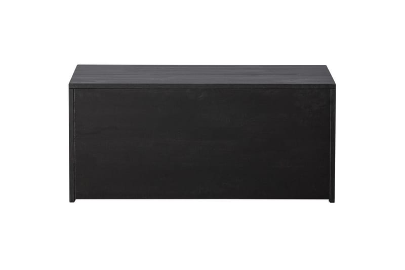 Køye-benk New Gravure - Svart, Furu - Møbler - Stoler & lenestoler - Benk - Entrebenk