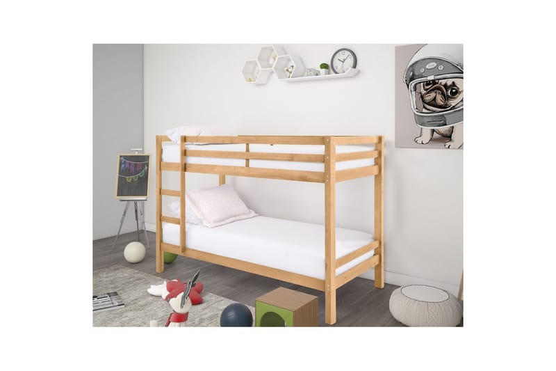 Køyeseng Alpi 208x103x143 cm, St./Voks - 208x103x143 cm, St./Voks - Møbler - Barnemøbler - Barneseng & Juniorseng - Loftseng barn