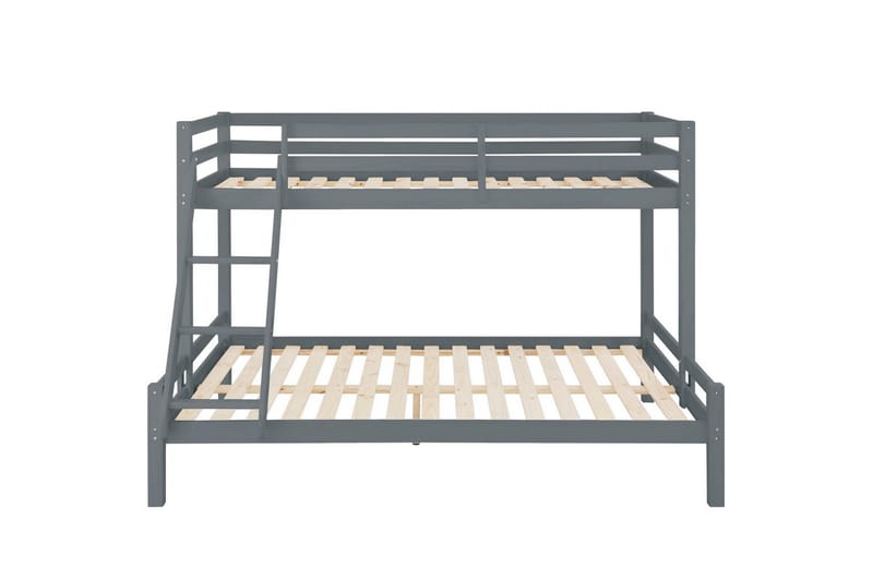Køyeseng Alpi 280x142x143 cm, Grå - 280x142x143 cm, Grå - Møbler - Barnemøbler - Barneseng & Juniorseng - Køyeseng barn