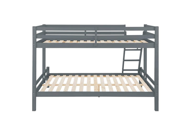 Køyeseng Alpi 280x142x143 cm, Grå - 280x142x143 cm, Grå - Møbler - Barnemøbler - Barneseng & Juniorseng - Køyeseng barn