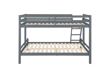 Køyeseng Alpi 280x142x143 cm, Grå - 280x142x143 cm, Grå - Møbler - Barnemøbler - Barneseng & Juniorseng - Køyeseng barn
