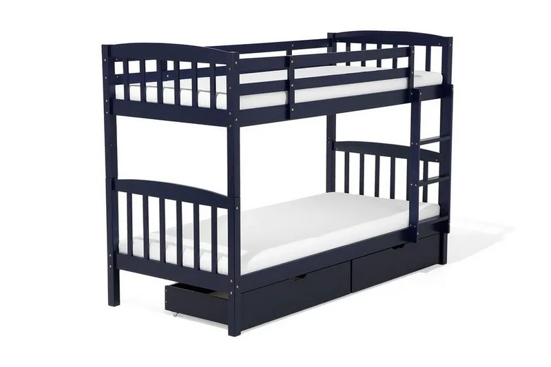Revin Køyeseng 90x200 cm med Oppbevaring - Marineblå - Møbler - Barnemøbler - Barneseng & Juniorseng - Køyeseng barn