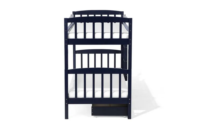 Revin Køyeseng 90x200 cm med Oppbevaring - Marineblå - Møbler - Barnemøbler - Barneseng & Juniorseng - Køyeseng barn