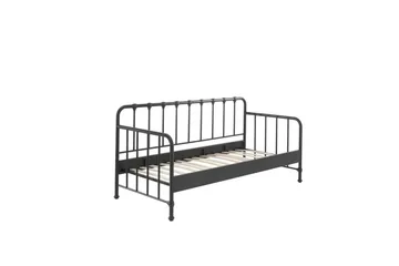 Køyeseng Bronxx svart 90x200 cm - Møbler - Barnemøbler - Barneseng & Juniorseng