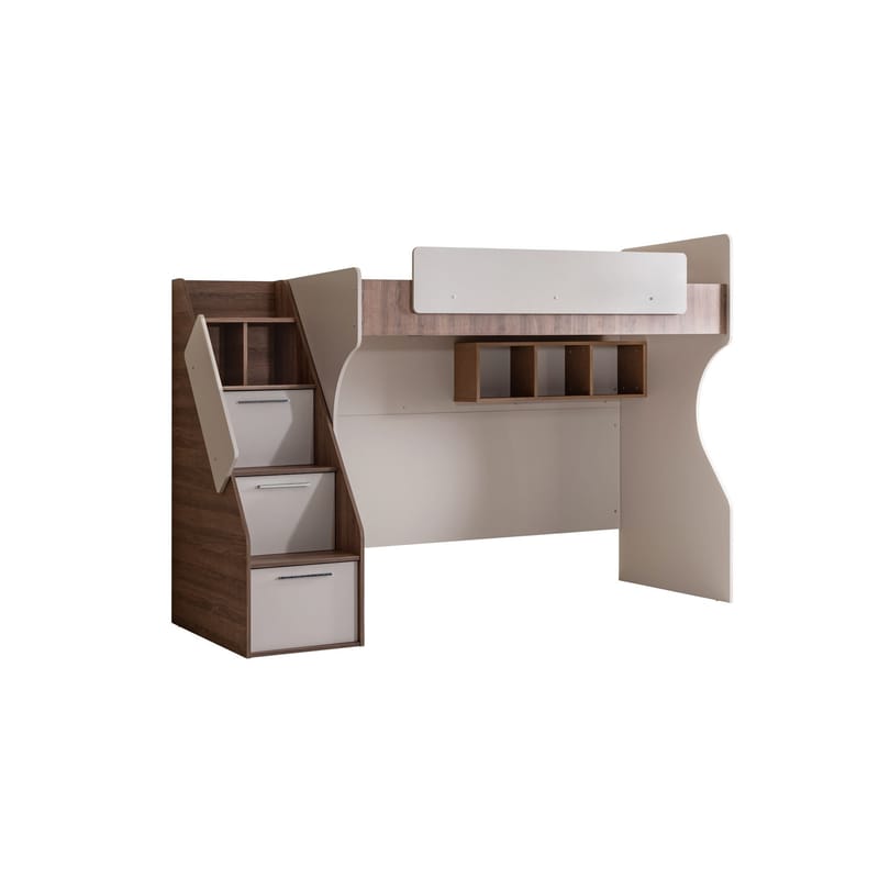 Køyeseng Homitis Milano (260 x 185 x 106 cm) krem brun - Møbler - Barnemøbler - Barneseng & Juniorseng - Husseng