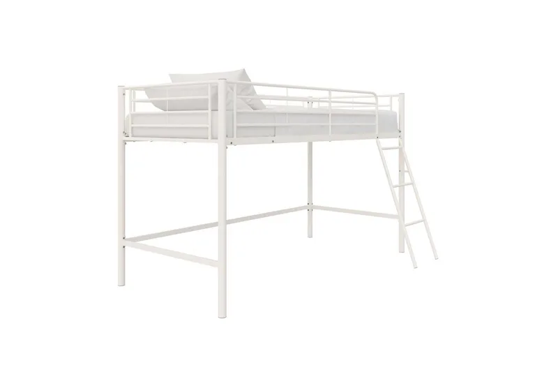 Køyeseng Jodie Hvit - Hvit - Møbler - Barnemøbler - Barneseng & Juniorseng - Loftseng barn
