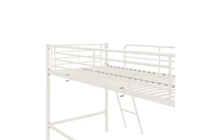 Køyeseng Jodie Hvit - Hvit - Møbler - Barnemøbler - Barneseng & Juniorseng - Loftseng barn