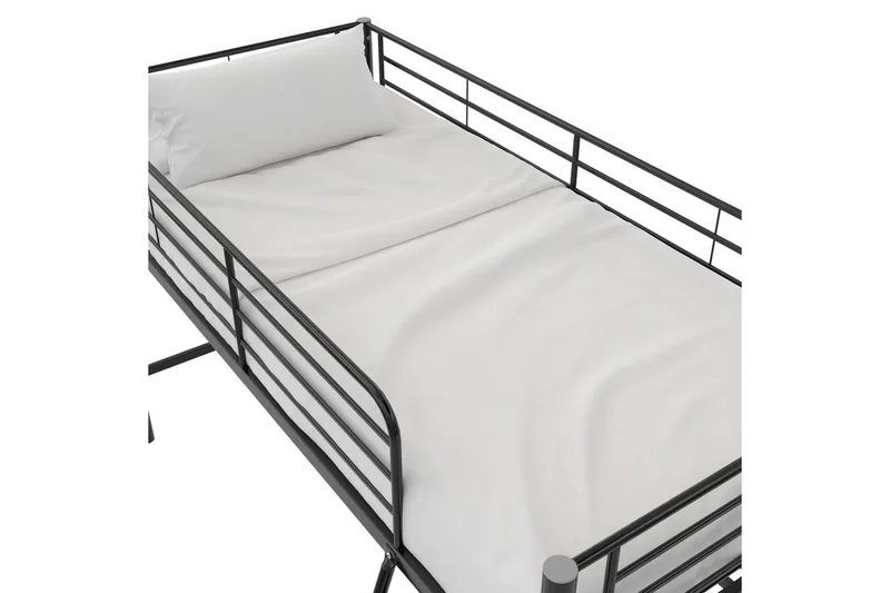 Køyeseng Jodie Svart - Svart - Møbler - Barnemøbler - Barneseng & Juniorseng - Loftseng barn