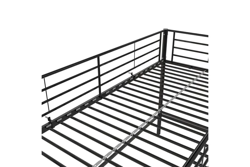 Køyeseng Jodie Svart - Svart - Møbler - Barnemøbler - Barneseng & Juniorseng - Loftseng barn