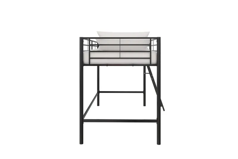 Køyeseng Jodie Svart - Svart - Møbler - Barnemøbler - Barneseng & Juniorseng - Loftseng barn