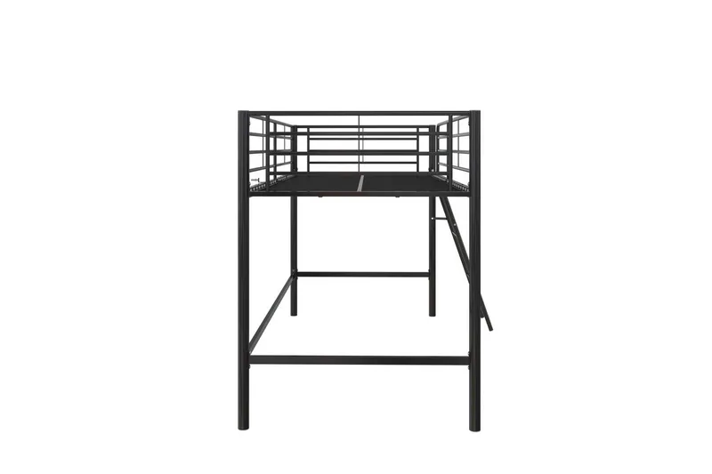 Køyeseng Jodie Svart - Svart - Møbler - Barnemøbler - Barneseng & Juniorseng - Loftseng barn