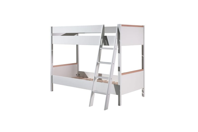 Køyeseng London Hvit - Hvit - Møbler - Barnemøbler - Barneseng & Juniorseng - Køyeseng barn