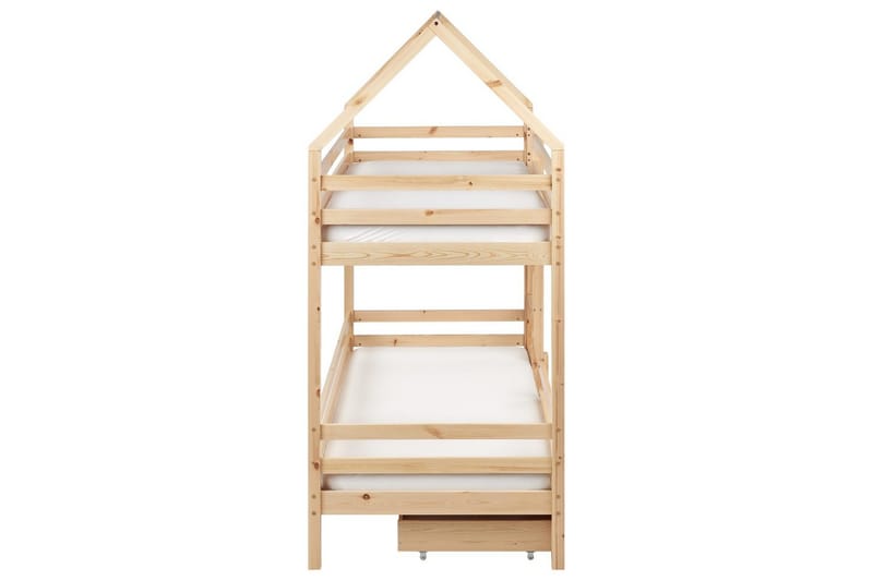 Køyeseng med skuffer Girgols - Brun - Møbler - Barnemøbler - Barneseng & Juniorseng - Køyeseng barn