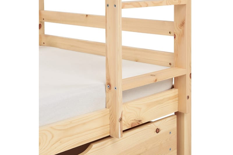 Køyeseng med skuffer Girgols - Brun - Møbler - Barnemøbler - Barneseng & Juniorseng - Køyeseng barn