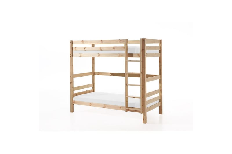 Køyeseng med Underseng Pino Naturlig, 180 cm - Naturlig, 180 cm - Møbler - Barnemøbler - Barneseng & Juniorseng - Køyeseng barn