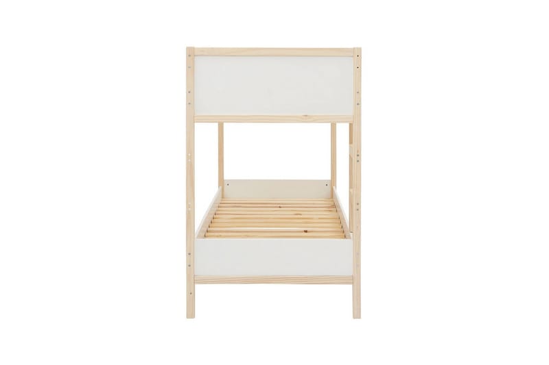 Køyeseng Square Line Hvit, 150x205x96 cm - Hvit, 150x205x96 cm - Møbler - Barnemøbler - Barneseng & Juniorseng - Køyeseng barn