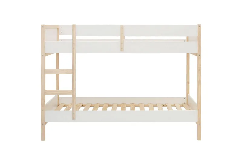 Køyeseng Square Line Hvit, 150x205x96 cm - Hvit, 150x205x96 cm - Møbler - Barnemøbler - Barneseng & Juniorseng - Køyeseng barn