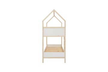 Køyeseng Square Line Hvit, 223x205x96 cm - Hvit, 223x205x96 cm - Møbler - Barnemøbler - Barneseng & Juniorseng - Køyeseng barn