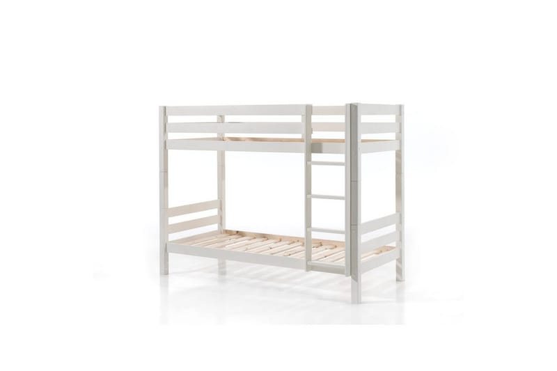 Køyeseng Pino Sett med 2 Skuffer Hvit, 160 cm, Hvit, 160 cm