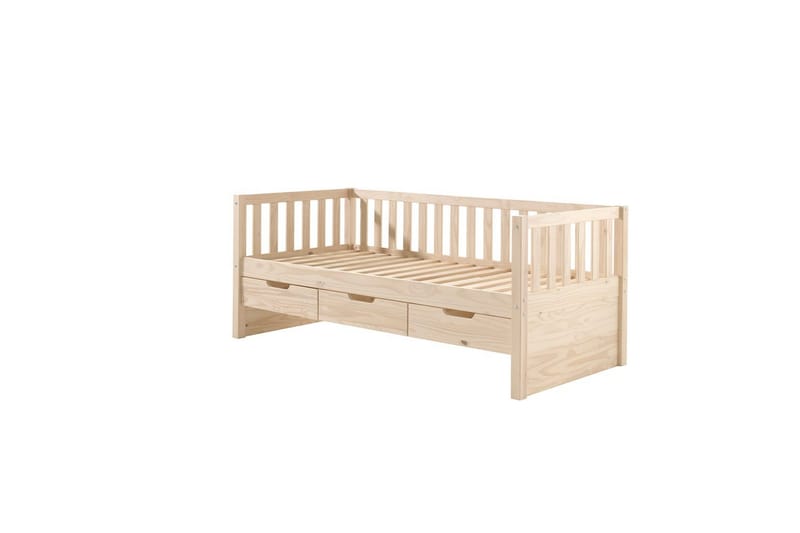 Kabin seng Fritz Naturlig, Med skuff - Naturlig, Med skuff - Møbler - Barnemøbler - Barneseng & Juniorseng