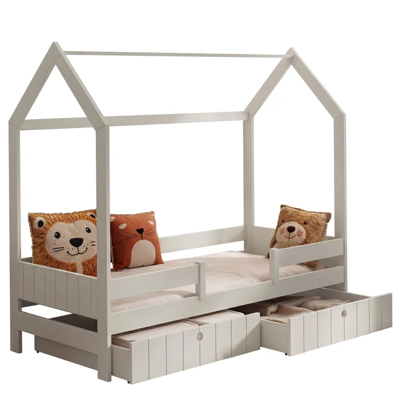 Kagetaka sengeramme husseng 80x180 cm med oppbevaring, Beige