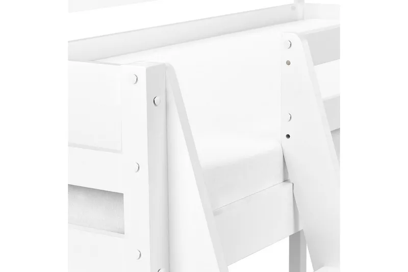 Lav køyeseng Ascoux - Hvit - Møbler - Barnemøbler - Barneseng & Juniorseng - Loftseng barn