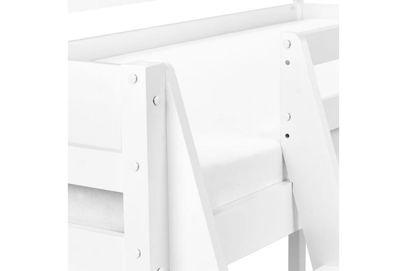 Lav køyeseng Ascoux - Hvit - Møbler - Barnemøbler - Barneseng & Juniorseng - Loftseng barn