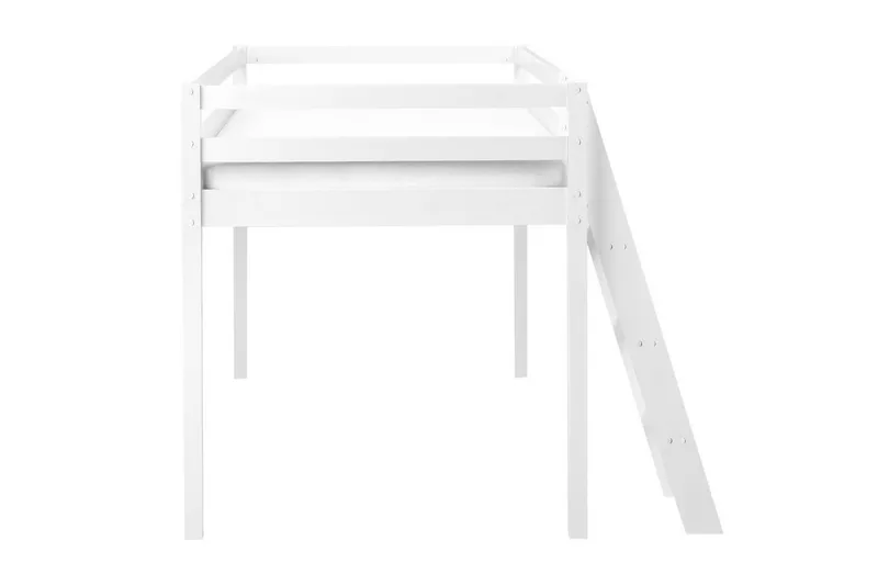 Lav køyeseng Ascoux - Hvit - Møbler - Barnemøbler - Barneseng & Juniorseng - Loftseng barn