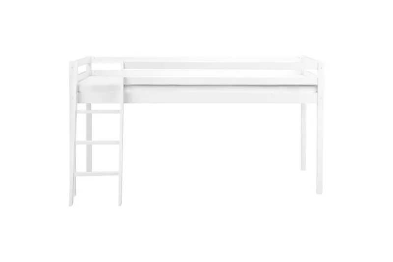 Lav køyeseng Ascoux - Hvit - Møbler - Barnemøbler - Barneseng & Juniorseng - Loftseng barn