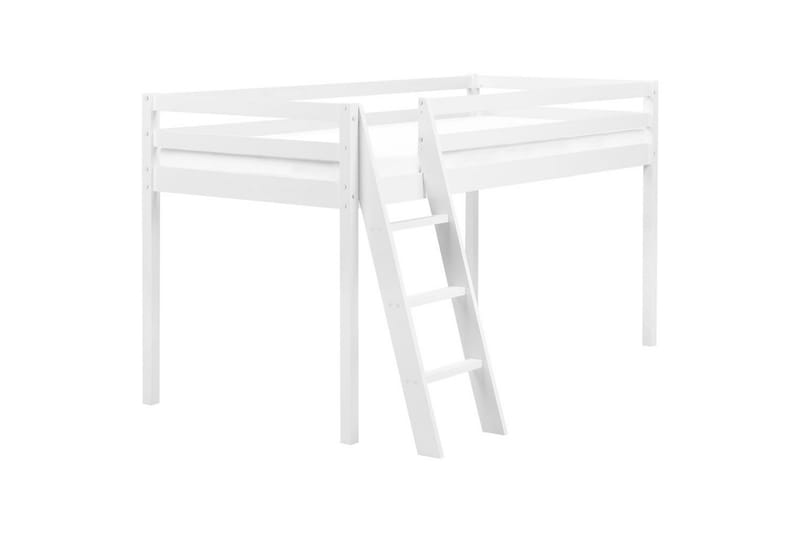 Lav køyeseng Ascoux - Hvit - Møbler - Barnemøbler - Barneseng & Juniorseng - Loftseng barn