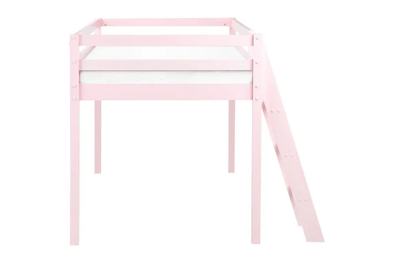 Lav køyeseng Ascoux - Rosa - Møbler - Barnemøbler - Barneseng & Juniorseng - Loftseng barn
