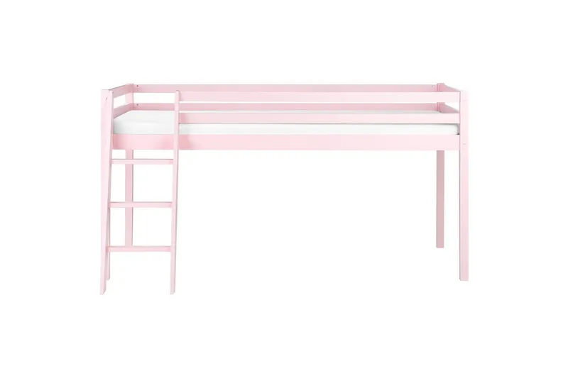 Lav køyeseng Ascoux - Rosa - Møbler - Barnemøbler - Barneseng & Juniorseng - Loftseng barn