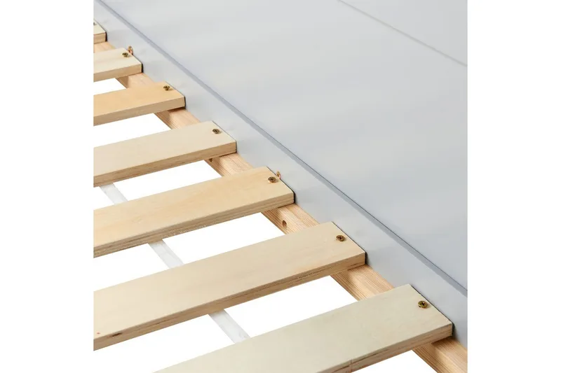 Lav køyeseng Dienne - Grå - Møbler - Barnemøbler - Barneseng & Juniorseng - Loftseng barn