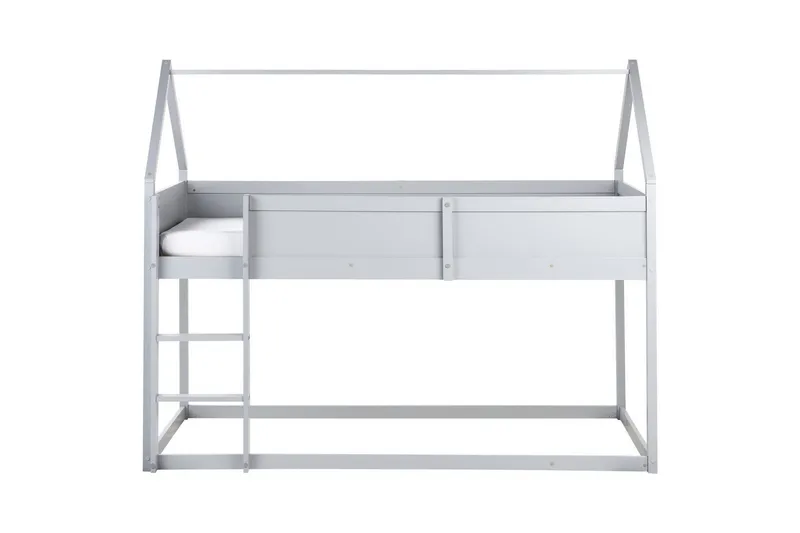 Lav køyeseng Dienne - Grå - Møbler - Barnemøbler - Barneseng & Juniorseng - Loftseng barn