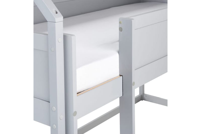 Lav køyeseng Dienne - Grå - Møbler - Barnemøbler - Barneseng & Juniorseng - Loftseng barn