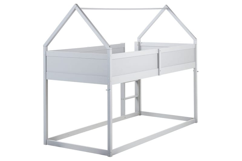Lav køyeseng Dienne - Grå - Møbler - Barnemøbler - Barneseng & Juniorseng - Loftseng barn
