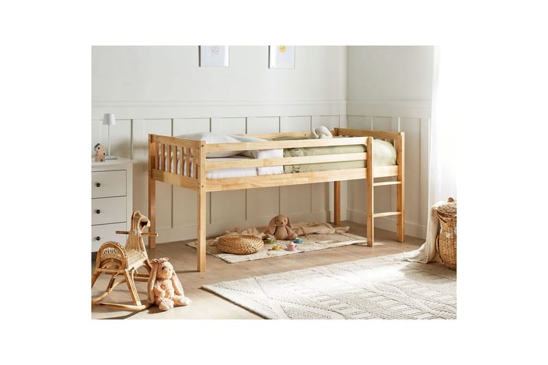 Lav køyeseng Peipin - Lyst tre - Møbler - Barnemøbler - Barneseng & Juniorseng - Loftseng barn