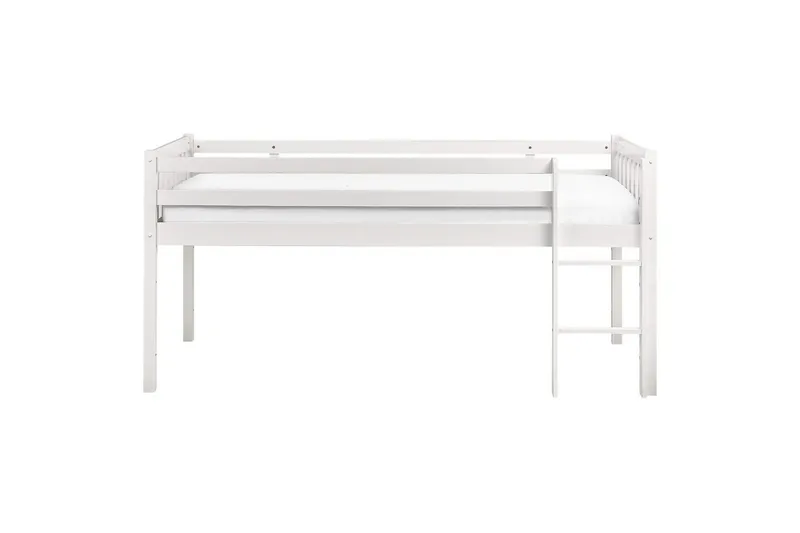 Lav køyeseng Peipin - Hvit - Møbler - Barnemøbler - Barneseng & Juniorseng - Loftseng barn