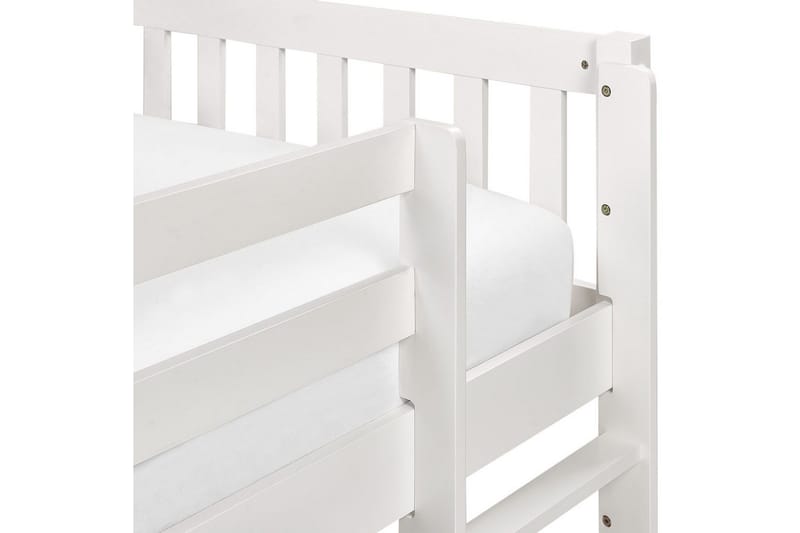 Lav køyeseng Peipin - Hvit - Møbler - Barnemøbler - Barneseng & Juniorseng - Loftseng barn