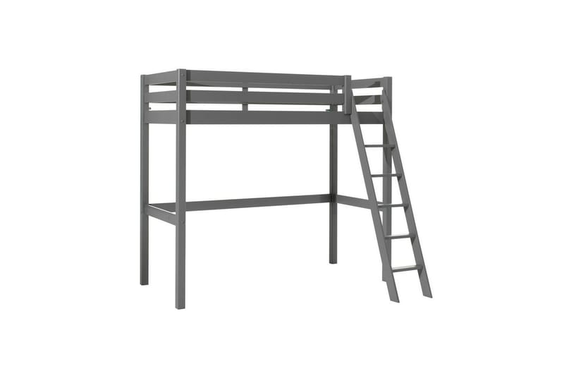 Loftseng Pino Grå, 90 x 200 cm - Grå, 90 x 200 cm - Møbler - Barnemøbler - Barneseng & Juniorseng - Køyeseng barn