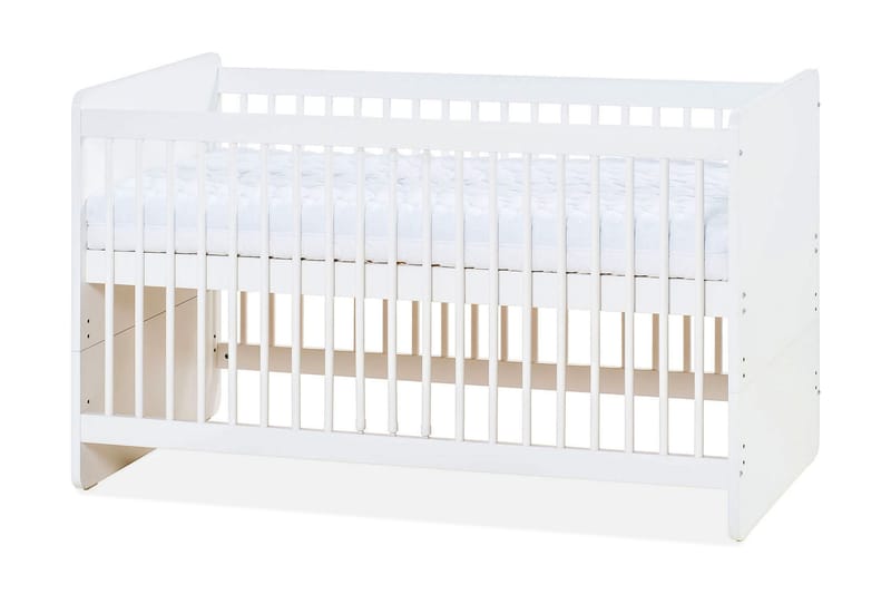 Maxim Sprinkelseng 70x140 cm Hvit - Hvit - Møbler - Barnemøbler - Barneseng & Juniorseng - Sprinkelseng