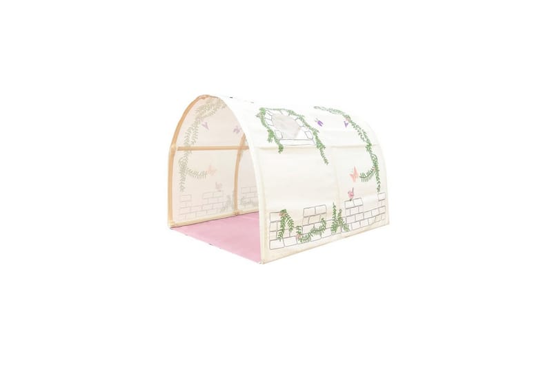 Middelseng med gardin Pino Birdy Grå, Grå, Uten sklie, Birdy, 3 - Grå, Grå, Uten sklie, Birdy, 3 - Møbler - Barnemøbler - Barneseng & Juniorseng - Loftseng barn