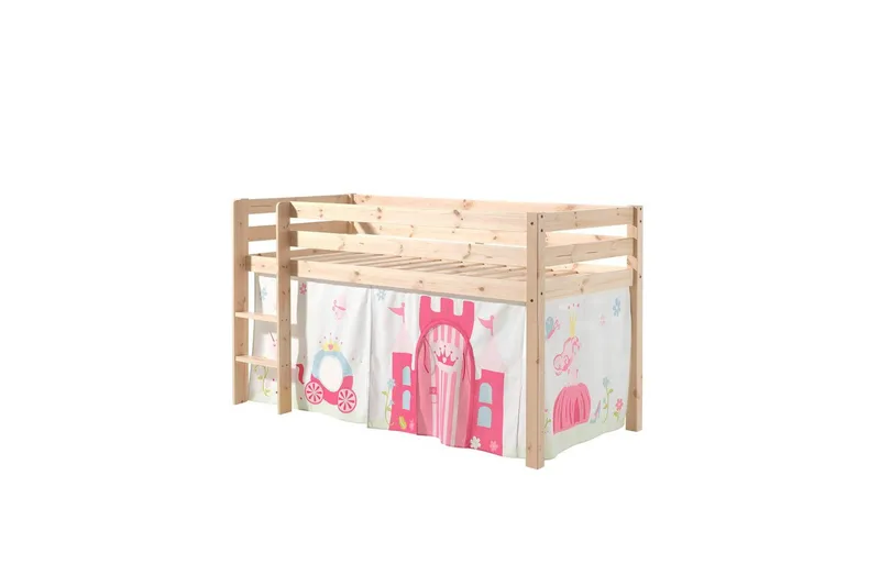 Middelseng med gardin Pino Princess Naturlig, Naturlig, Uten sklie, Uten tunnel, Ingen lommer, Naturlig, Naturlig, Uten sklie, Uten tunnel, Ingen lommer