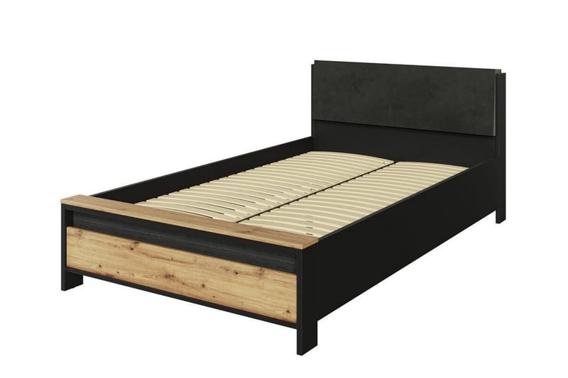 Rathmore Junior Seng 120x200 cm - Svart - Møbler - Barnemøbler - Barneseng & Juniorseng