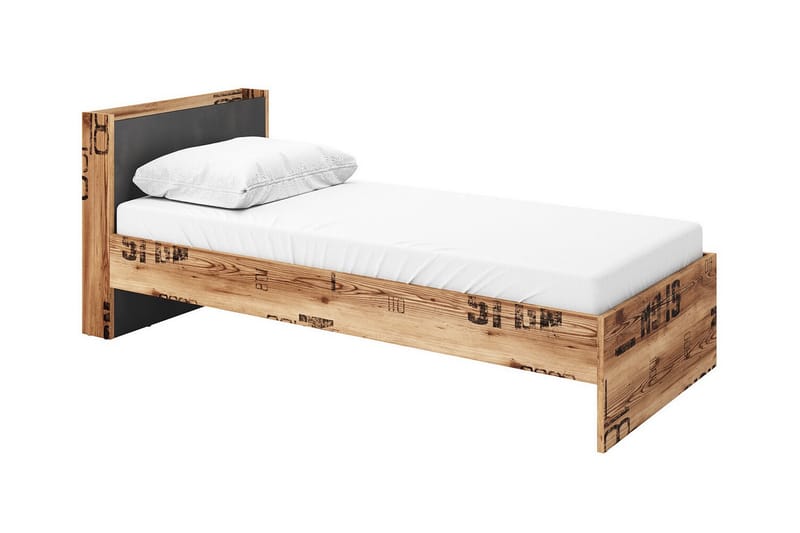 Rathmore Junior Seng 90x200 cm - Grå - Møbler - Barnemøbler - Barneseng & Juniorseng