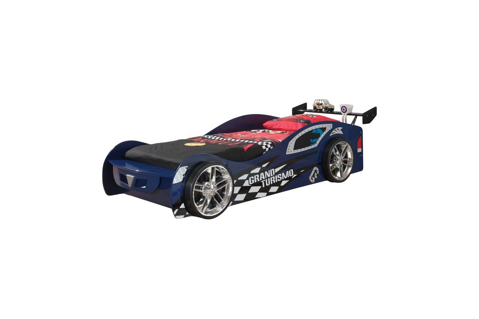 Säng Vipack Grand Turismo Blå 90x200 cm Med madrass Vipack blue -