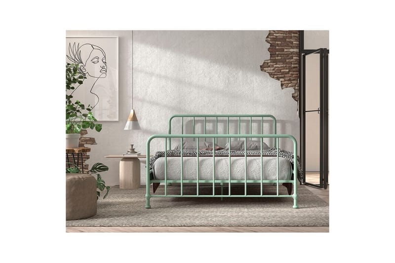 Seng Bronxx Olivengrønn, 160 x 200 cm - Olivengrønn, 160 x 200 cm - Møbler - Barnemøbler - Barneseng & Juniorseng
